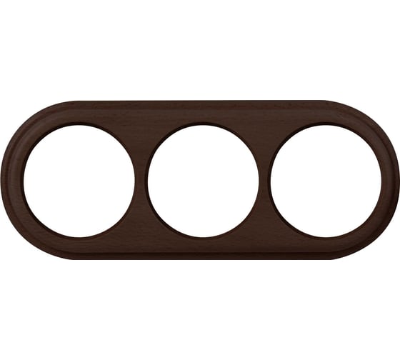 Рамка на 3 поста Werkel WL15 frame 03 венге a037245 1