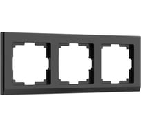 Рамка на 3 поста Werkel WL04-Frame-03-black черный a029216