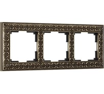 Рамка на 3 поста Werkel WL07 Frame 03 бронза a029840