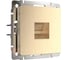 Розетка Ethernet RJ-45 Werkel WL10 шампань рифленый a035627 1