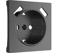 Накладка для розетки USB Werkel WL04 USB CP графит рифленый a046620