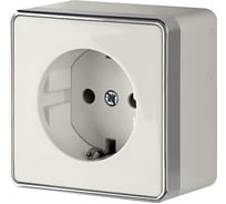 Розетка с заземлением и шторками Werkel WL15 02 02 Gallant слоновая кость a036786