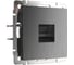 Розетка Ethernet RJ-45 Werkel WL04 графит рифленый a046601 1