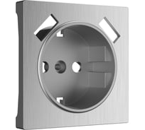 Накладка для розетки USB Werkel WL09 USB CP cеребряный рифленый a037011