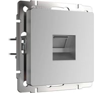 Розетка Ethernet RJ 45 Werkel WL06 серебряный a029834