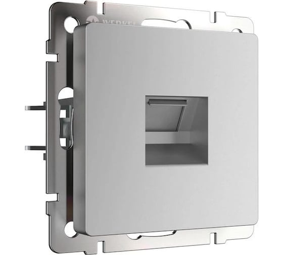 Розетка Ethernet RJ 45 Werkel WL06 серебряный a029834