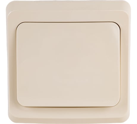 Одноклавишный выключатель Systeme Electric СП Этюд 10А IP20 кремовый BC10-001K