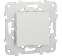 Одноклавишный выключатель Systeme Electric UNICA NEW сх.1 10AX 250В белый NU520118
