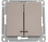 2-клавишный механизм выключателя Systeme Electric (Schneider Electric) AtlasDesign, с подсветкой, 5 А, 10 АХ, шампань ATN000553 4