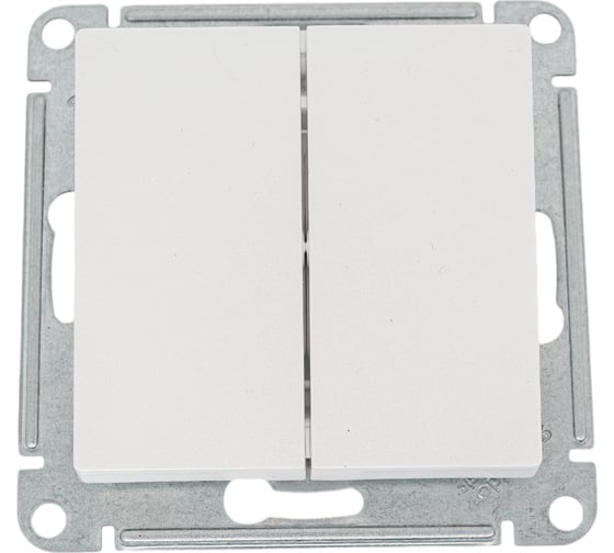2-клавишный механизм выключателя Systeme Electric ATLAS DESIGN сх.5 10АХ жемчуг ATN000451