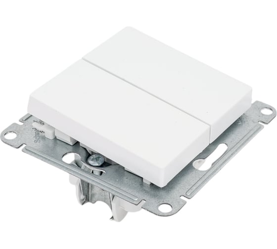 2-клавишный механизм выключателя Systeme Electric ATLAS DESIGN сх.5 10АХ жемчуг ATN000451