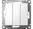 Механизм выключателя 3-клавишный Systeme Electric (Schneider Electric) ATLAS DESIGN, сх.1+1+1, 10 АХ, белый, арт. ATN000131 1