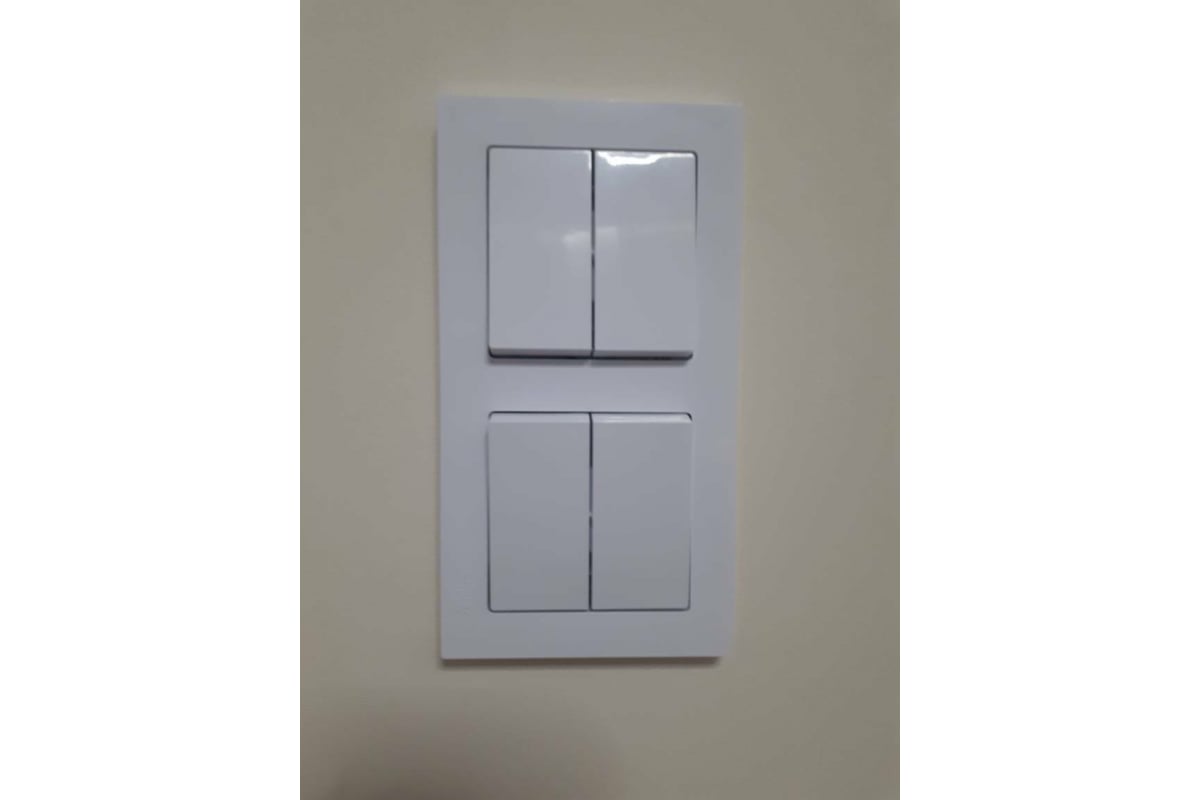 Выключатель schneider electric atlas design atn000151 двухклавишный скрытая установка белый