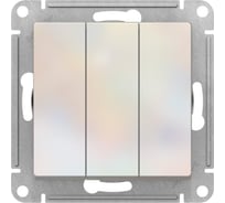 3-клавишный механизм выключателя Systeme Electric ATLAS DESIGN сх.1+1+1 10АХ жемчуг ATN000431