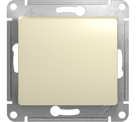 1-клавишный механизм переключателя Systeme Electric СП Glossa сх. 6 10AX бежевый GSL000261