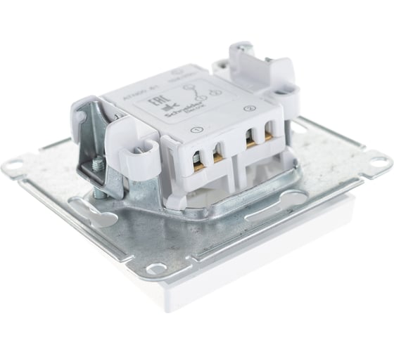 1-клавишный механизм переключателя Systeme Electric ATLAS DESIGN сх.6 10АХ жемчуг ATN000461