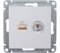 Механизм розетки Systeme Electric 2-м ATLAS DESIGNRJ45 кат. 5E+TV белый ATN000189 1