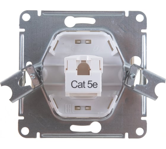 Механизм компьютерной розетки Systeme Electric 1-м СП Glossa RJ45 бежевый GSL000281K