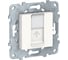 Механизм компьютерной розетки Systeme Electric UNICA NEW RJ45 одиноч. кат.5е UTP белый NU541118 1