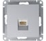 Механизм компьютерной розетки Systeme Electric ATLAS DESIGN RJ45 алюминий ATN000383 3