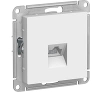 Механизм компьютерной розетки Systeme Electric ATLAS DESIGN RJ45 белый ATN000183
