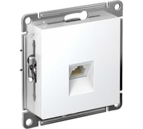 Механизм компьютерной розетки Systeme Electric ATLAS DESIGN RJ45 белый ATN000183