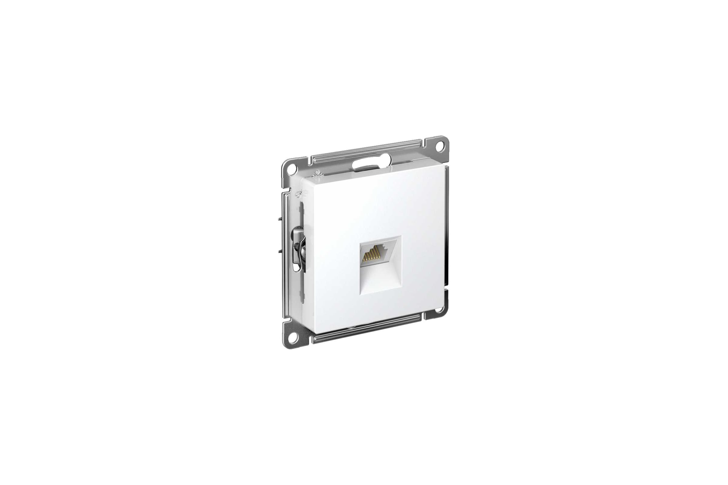 МеханизмкомпьютернойрозеткиSystemeElectricATLASDESIGNRJ45белыйATN000183