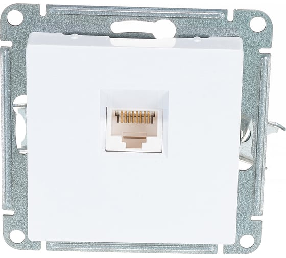 Механизм розетки schneider electric 2 м atlas design rj45 5e tv белая atn000189 1240163