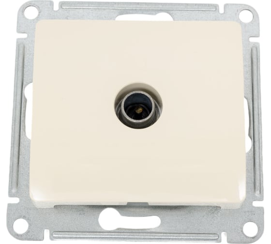 Механизм розетки TV Systeme Electric 1-м СП Glossa 1DB бежевый GSL000291