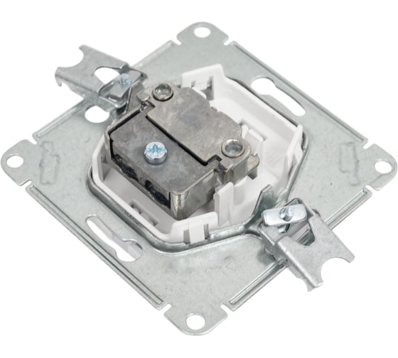 Механизм розетки TV Systeme Electric 1-м СП Glossa проходной 4DB белый GSL000192