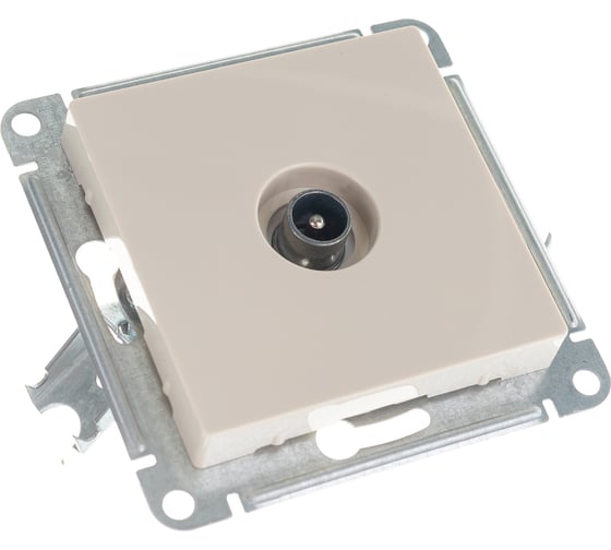 Механизм розетки TV Systeme Electric ATLAS DESIGN оконечный 1DB бежевый ATN000291