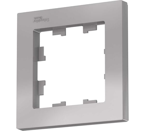 Рамка Systeme Electric 1-м ATLAS DESIGN алюминий ATN000301