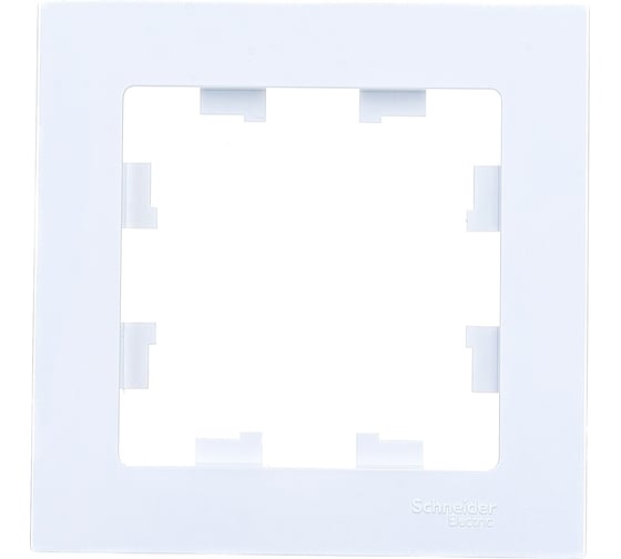 Рамка Systeme Electric 1-м ATLAS DESIGN белая ATN000101
