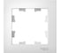 Рамка Systeme Electric 1-м ATLAS DESIGN белая ATN000101 1