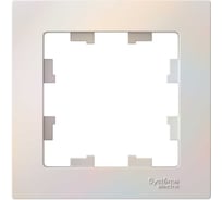 Рамка Systeme Electric 1-м ATLAS DESIGN жемчуг ATN000401