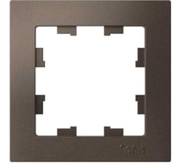Рамка Systeme Electric 1-м ATLAS DESIGN мокко ATN000601