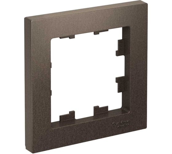 Рамка Systeme Electric 1-м ATLAS DESIGN мокко ATN000601 1
