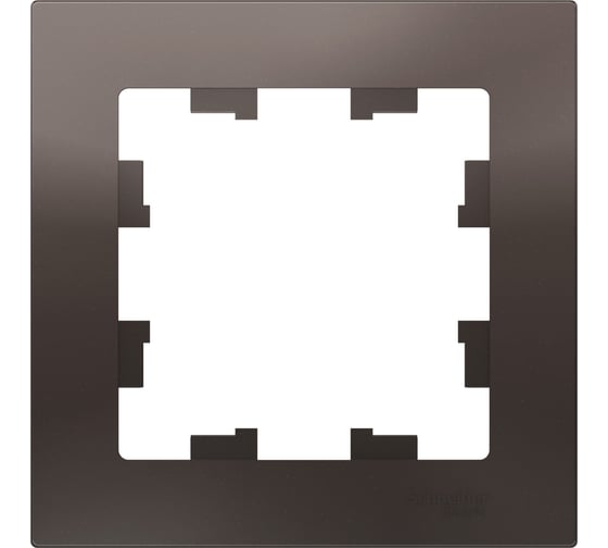 Рамка Systeme Electric 1-м ATLAS DESIGN мокко ATN000601