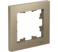 Рамка Systeme Electric 1-м ATLAS DESIGN шампань ATN000501