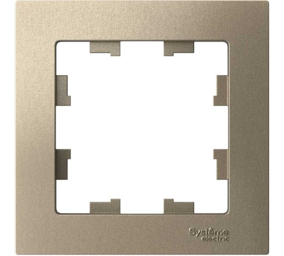 Рамка Systeme Electric (Schneider Electric) 1-м AtlasDesign, шампань ATN000501