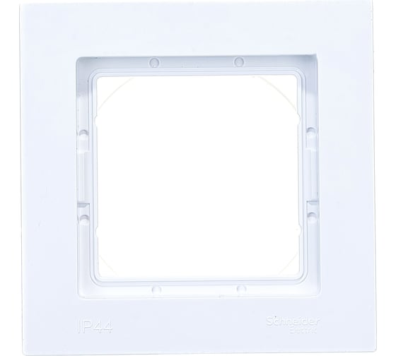 Рамка Systeme Electric 1-м ATLAS DESIGN AQUA IP44 белая ATN440101