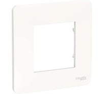 Рамка Systeme Electric 1-м UNICA STUDIO белая NU200218