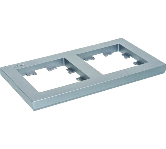 Рамка Systeme Electric 2-м ATLAS DESIGN универс. алюминий ATN000302