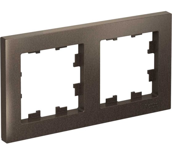 Рамка Systeme Electric 2-м ATLAS DESIGN универс. мокко ATN000602 1
