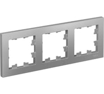Рамка Systeme Electric 3-м ATLAS DESIGN универс. алюминий ATN000303