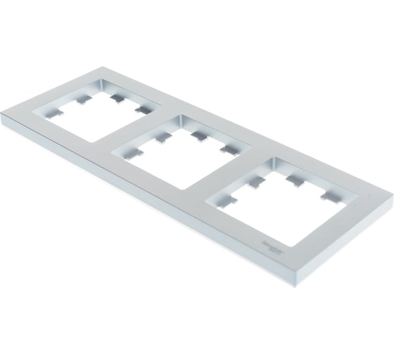 Рамка Systeme Electric 3-м ATLAS DESIGN универс. алюминий ATN000303