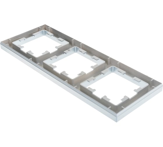 Рамка Systeme Electric 3-м ATLAS DESIGN универс. алюминий ATN000303