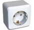 Розетка Systeme Electric (Schneider Electric) 1-м Этюд, 16 А, с заземлением, белый PA16-003B 2