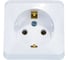Розетка Systeme Electric (Schneider Electric) 1-м Этюд, 16 А, с заземлением, белый PA16-003B 5