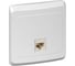 Компьютерная розетка Systeme Electric СП Этюд RJ45 белая KOMC-001B 1